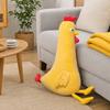 Chick Plush Pillow, Long Body Stuffed Animal for Sleeping, Soft Body Pillow for Adults, Removable Hugging Toy for Bed