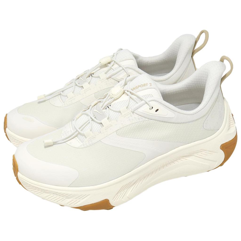 HOKA ONE ONE Transport 2 Cushioning Breathable Rebound Running Shoes Unisex Ecru 1174778-ABST