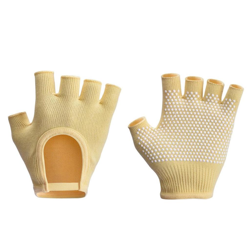 Hollow Anti-Slip Sweat-Absorbing Yoga Gloves