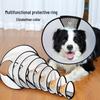 Collare Protettivo Universale Anti-Graffio per Animali Domestici, Protezione per Testa Multi-Taglia per Gatti e Cani