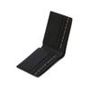 Daks Black European Imported Leather Inside Check Slim Wallet Dbwa6e854bk