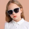 New Baby Sunglasses Square Frame Polarized Fashionable Cute Color Block Children's Sunglasses 23052