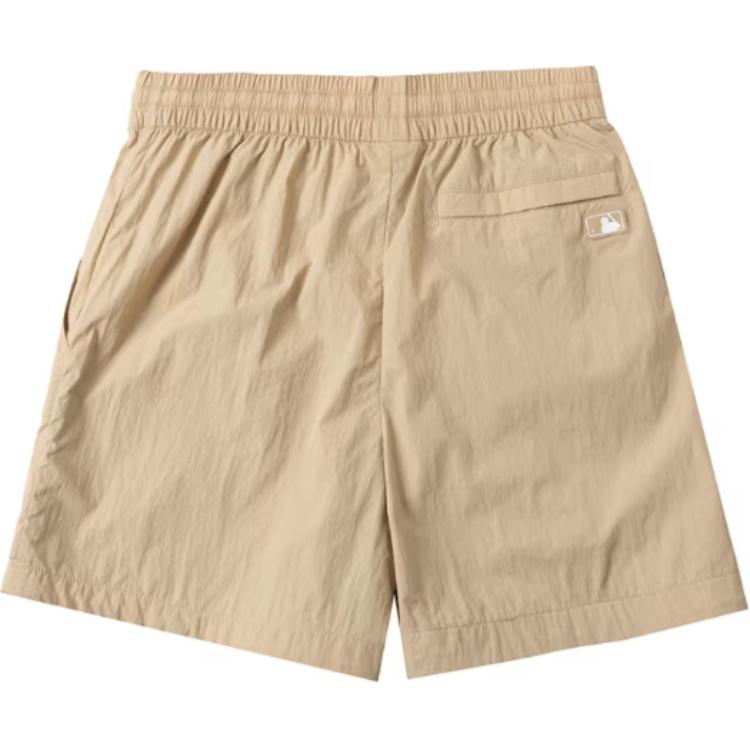 New MLB Casual Shorts Unisex Beige 3ASMV0543-43BGS