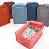 Foldable Portable Shoe Storage Bag with Handle Large Capacity Travel Organizer for Shoes and Accessories