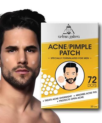 UrbanGabru Acne Pimple Patch - 72 Adesivos Faciais Invisíveis | Adesivo Absorvente de Acne Ativo | Reduz Espinhas Durante a Noite | Reduz o Excesso de Oleosidade
