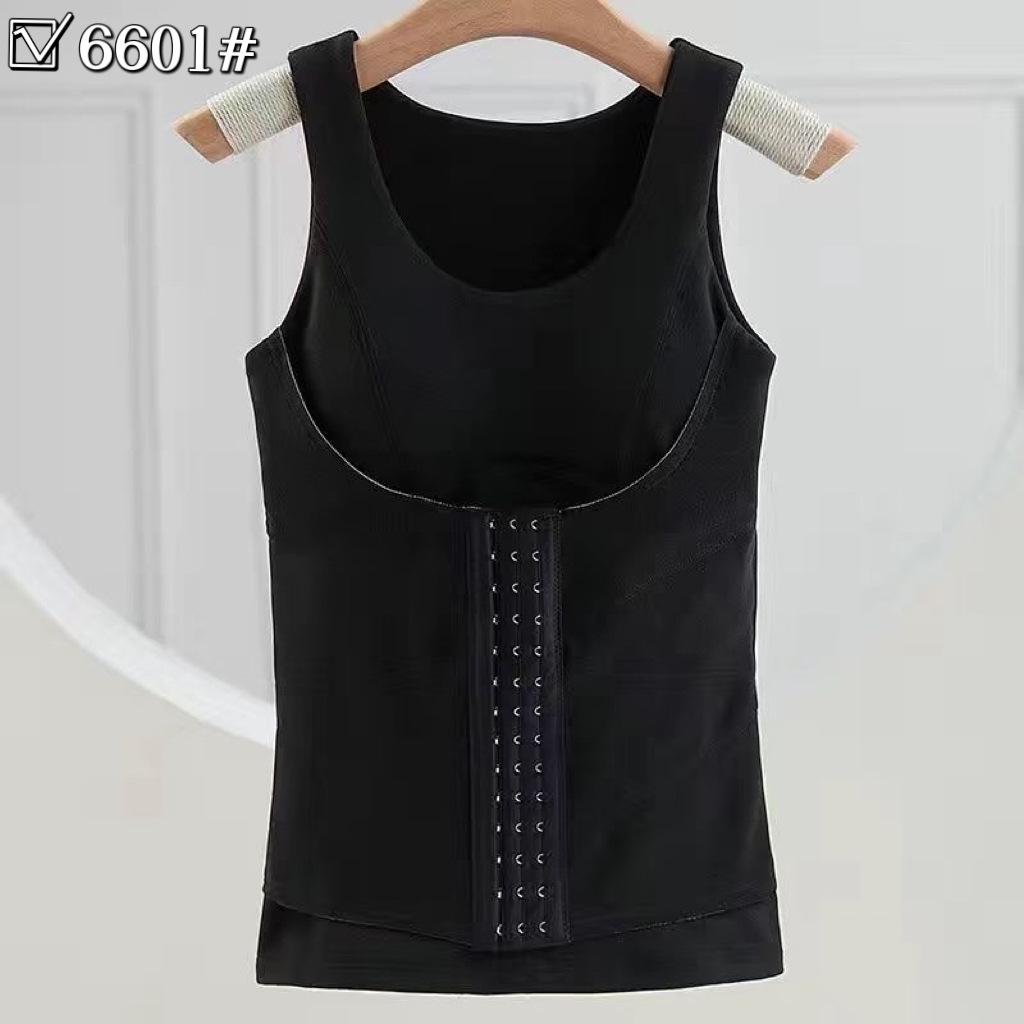 Women's Shaping Warm Vest with Chest Pads - Slim Fit, Tummy Control, Thickened for Autumn & Winter