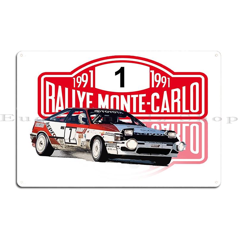 Rally Monte Carlo 1994 Escort RS Cosworth rides Carlo A Captivating Tribute to Motorsport Metal WallDecor Garage Tin Sign Poster
