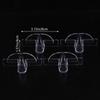 3/6/12Pcs Glasses Storage Rack Wall-Mounted Sunglasses Storage Rack Eyeglasses Holder Transparent Wall Home Glasses Holder