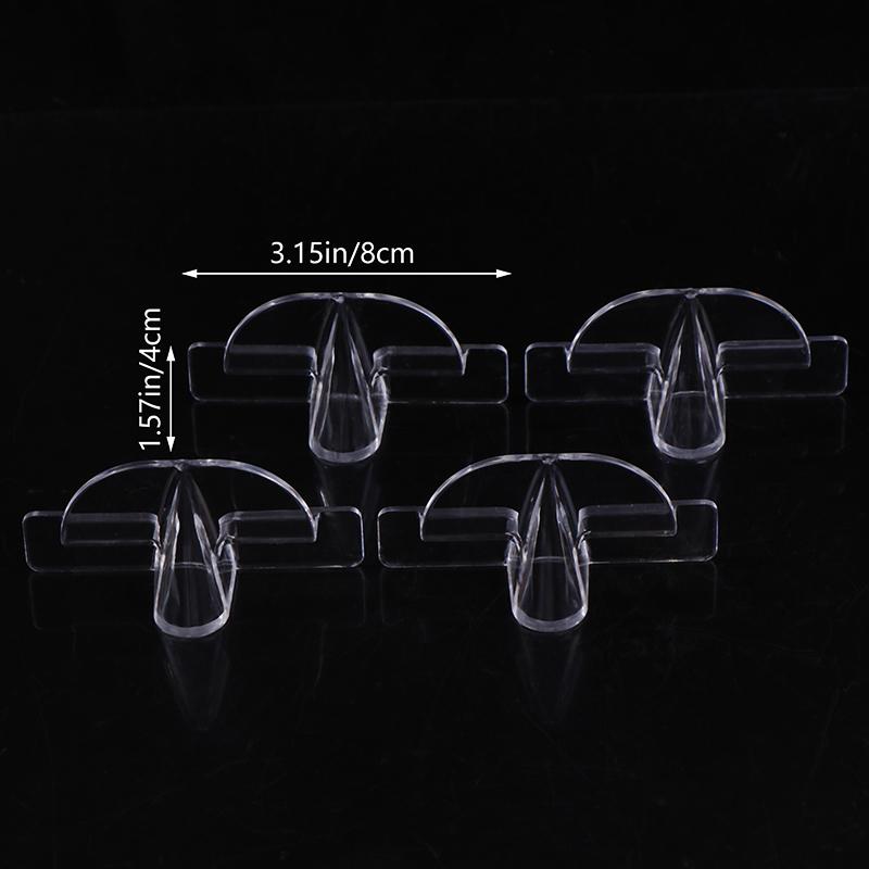 3/6/12Pcs Glasses Storage Rack Wall-Mounted Sunglasses Storage Rack Eyeglasses Holder Transparent Wall Home Glasses Holder