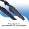 Black Propeller Blade RC Drone Spare Parts Accessories for Xiaomi FIMI X8 SE QuadcopterOne Pair