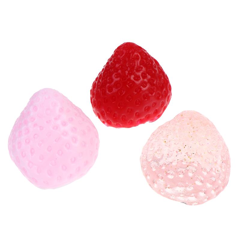 Strawberry Slow Rebound Stress Relief Squishy Toy Safe Soft Squeeze Prop for Kids Adults Office Birthday Gifts