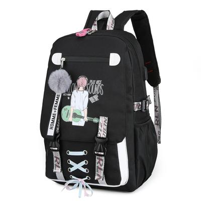 Zaini Scolastici da Donna Antifurto Zaini Scolastici Ricarica USB Zaino per Adolescenti Ragazze Ragazzi Bambino Borsa da Viaggio Zaino Impermeabile