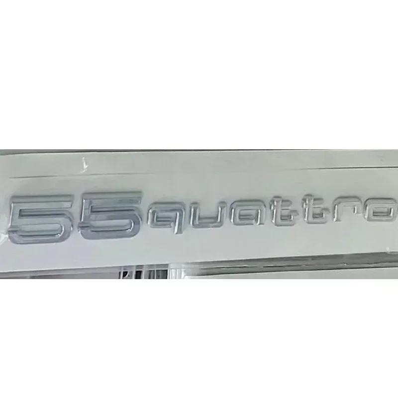 S1 Car ABS Rear Trunk Sticker For S1 35 55 50 Quattro Logo A7 A8 Q3 A1 A3 A5 A6 Q4 Q5 S7 A4L Tail Emblem Badge Decals AZ1s18