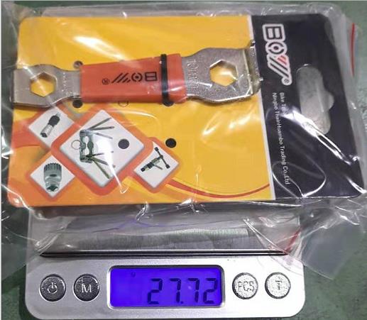 Tragbarer Multifunktions-Fahrradkettenblatt-Schlüssel Kurbelgarnitur Schraube Festes Kettenblatt