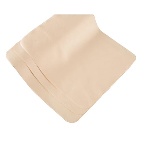 Large Beige Microfiber Cleaning Cloths for Musical Instruments (30x30cm, Beige, 3 Sheets)