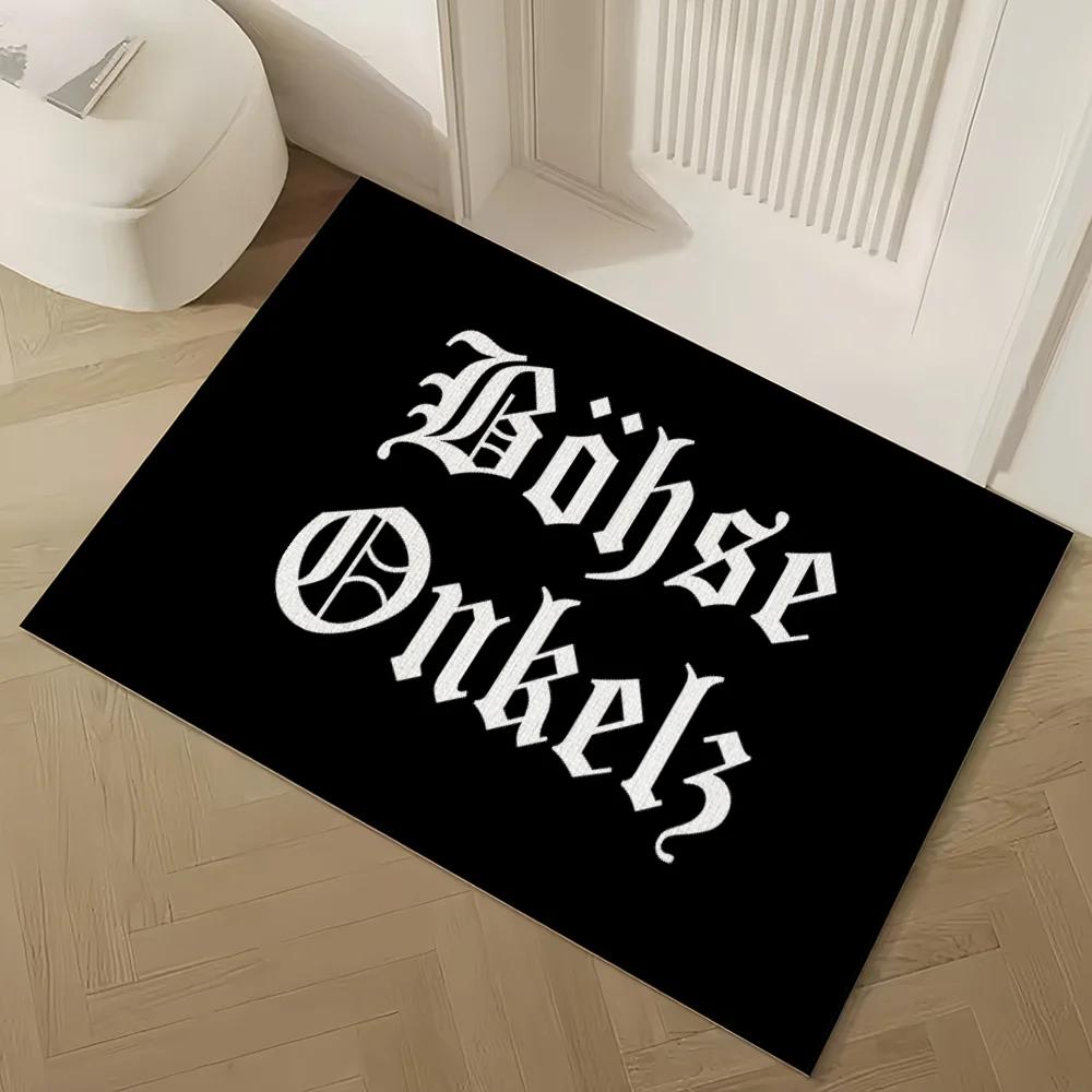 The Band Bohse Onkelz Door Mat Welcome Door mat Non-slip Floor Bedroom Kitchen Bath Balcony Hallway Rug Home Decoration Carpet