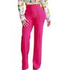 Pantaloni Casual Donna Autunno/Inverno 2026 Colore Unico Bottoni Micro-Svasati