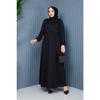 Gathered Waist Dress Plum