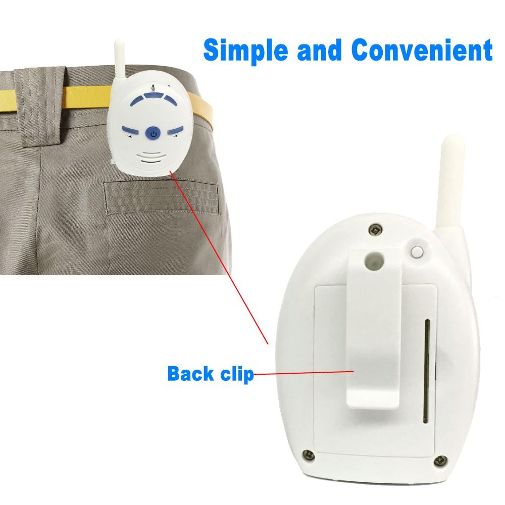 Dětská chůvička 2,4GHz bezdrátová audio digitální hlasové vysílání Double Talk Přenosná chůvičkaAA