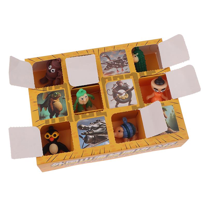 1 Set Tralalero Tralala Figures Italian Brainrot Tung Sahur Figure Blind Box Toy Bombardino Crocodilo Shimpanzini Bananini Model