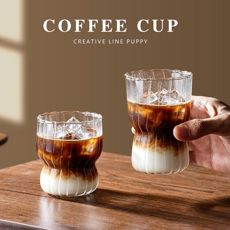 Mingling Heat-Resistant Borosilicate Glass Coffee Cup