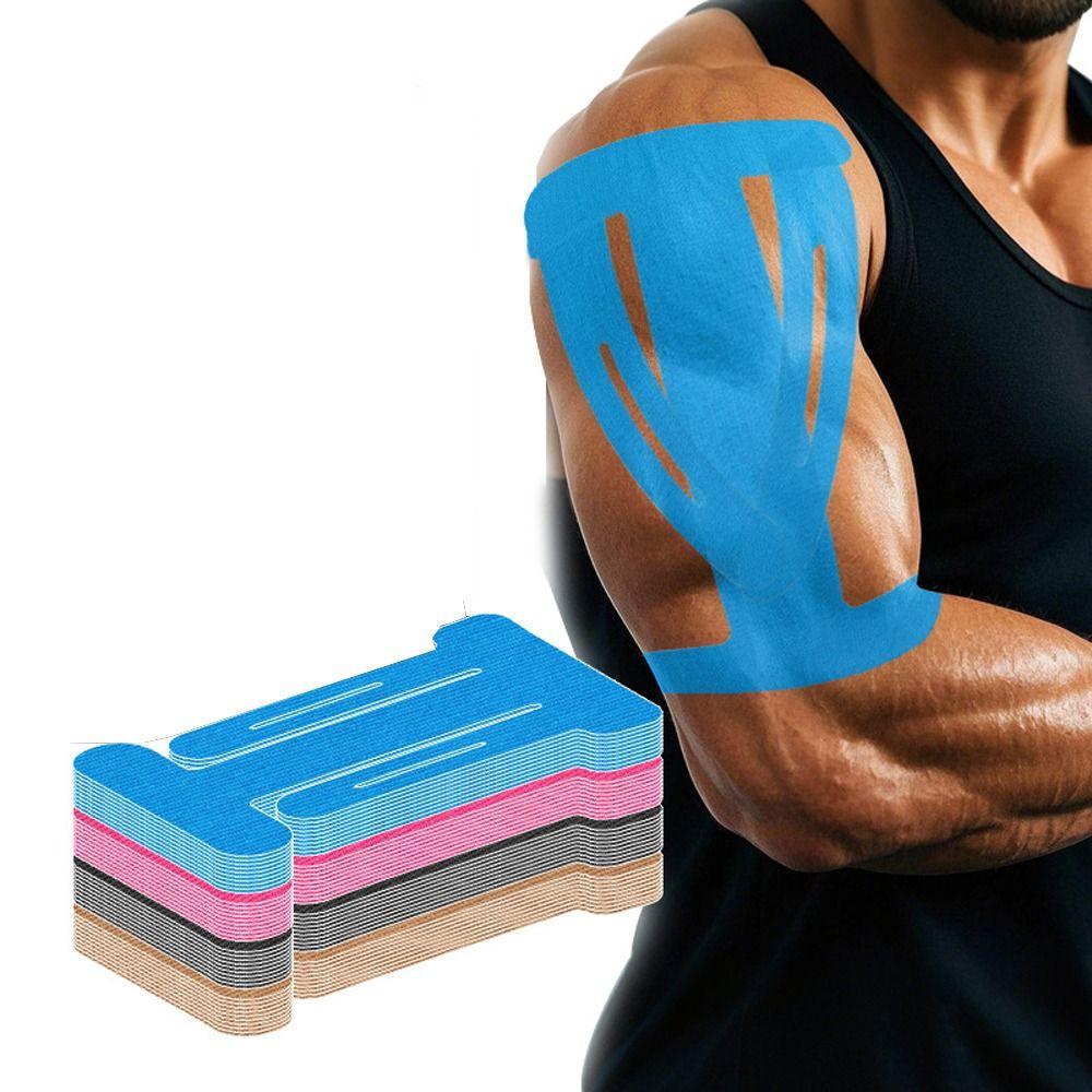 10pcs Elastic Elbow Bandage Breathable Muscle Support Tape Stability Kinesiology Tape  Fitness