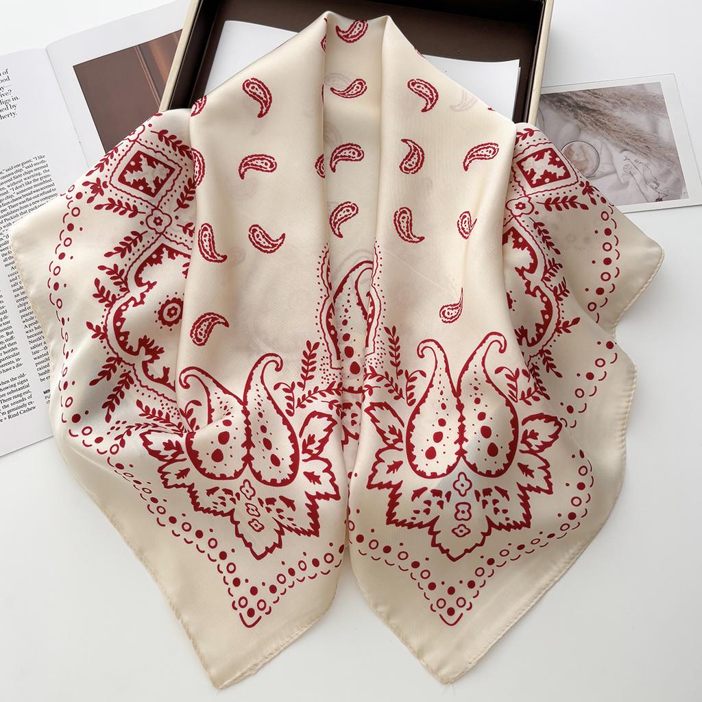 1PC Luxury Square Scarf For Women 70*70cm Beach Scarf Fashion Lady Hair Head Bandana Wraps Female Neckerchief Hijab Shawl