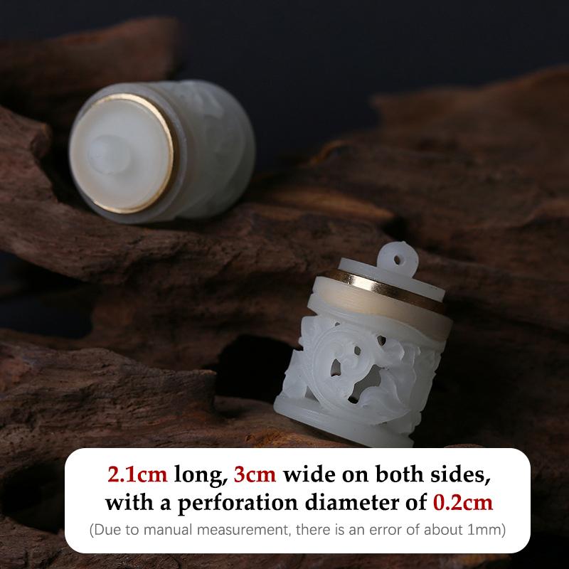 Mini Ornaments Hollowed Out Luminous Stone Sachet Pendant Accessories Diy Jewelry Mobile Phone Chain Keychain Home Decoration