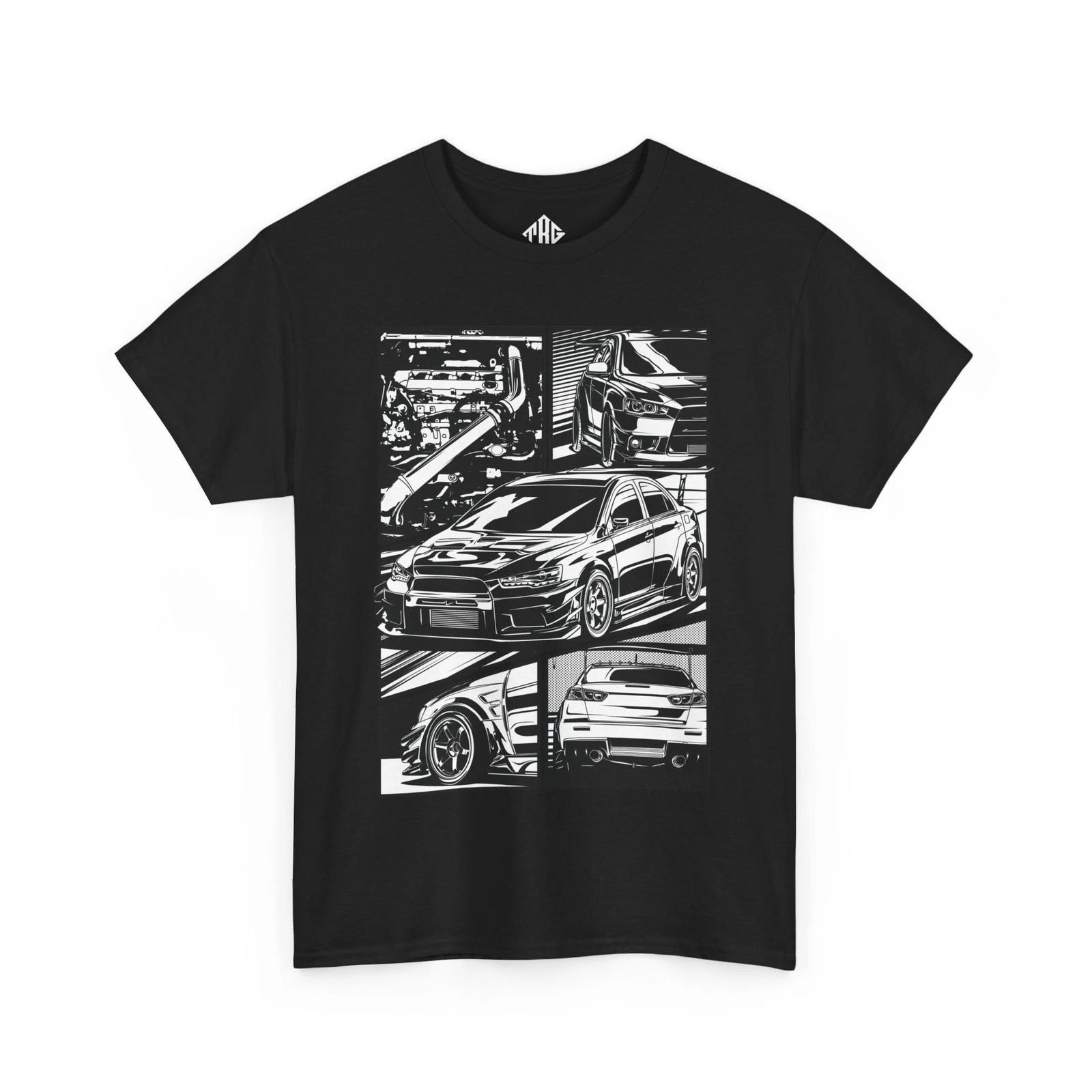 Lancer Evolution X Tee | AWD Turbo Japanese Car Enthusiast Shirt XL