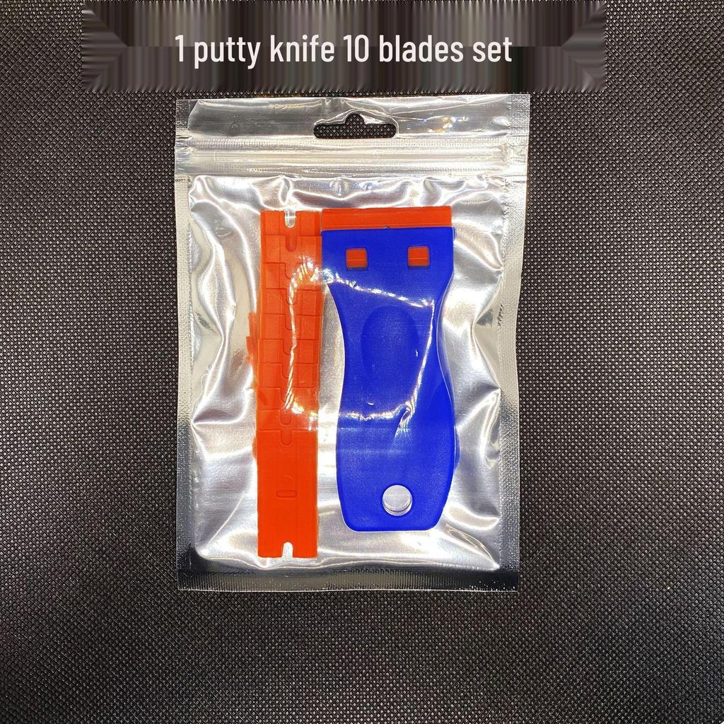 Cross-Functional Plastic Scraper: Glue, Stain, and Film Remover Tool