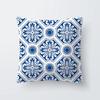 Bedroom Pillowcase Living Room Sofa Car Seat Chair Home Office Waist Cushion Cover Blue Simple Modern Home Decor