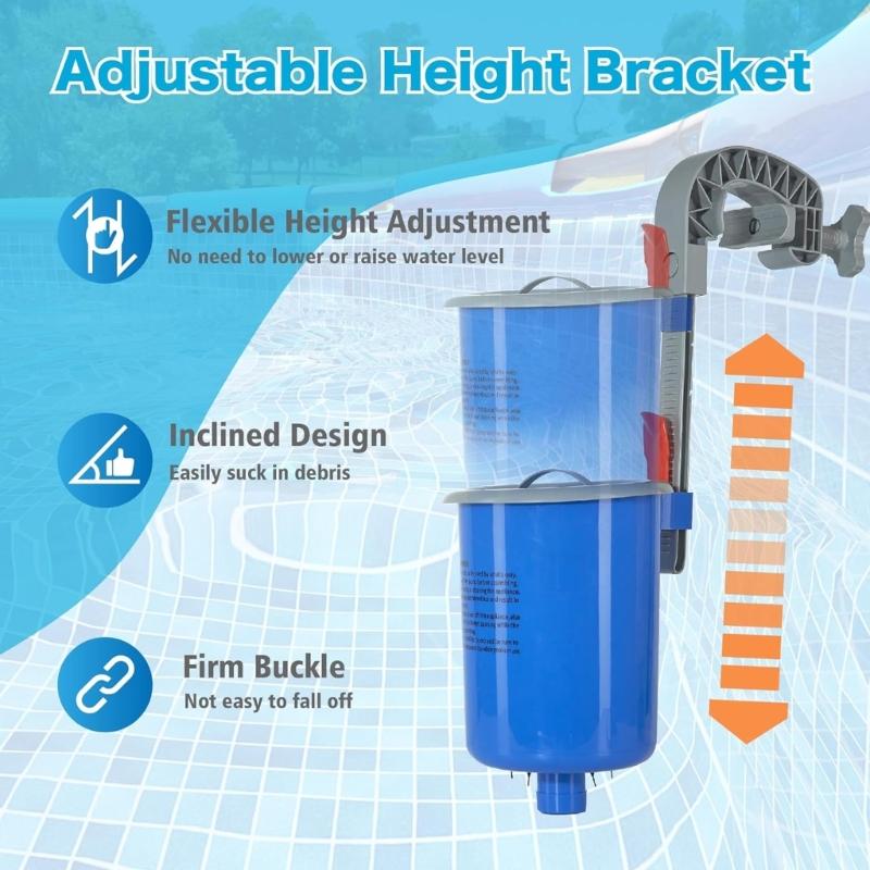 Household Pool Slag Stopper Surfacing Cleaner Swimming Pool Garbage Filter Maintenance Tool for Clean Water Quality