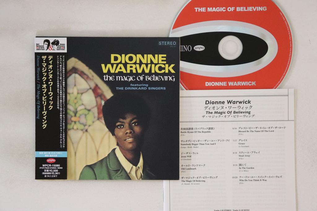 CD DIONNE WARWICK - Magic Of Believing WPCR15080 RHINO 2013 Japan Obi Soul/Funk Used