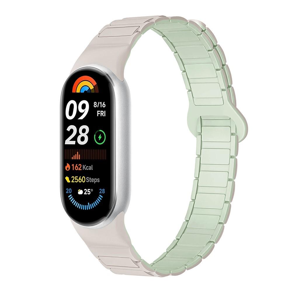 Silicone Strap For Xiaomi Mi Band 10 9 8 Wristband Accessories Magnetic Bracelet Belt Pulseira Correa Xiaomi Smart Band 8 9 10