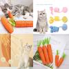Cats and Pets Voice Toys Carrots Self-exciting Tooth Grinding Sticks Spring Teasing Cat Balls Bite-resistant Pet Supplies