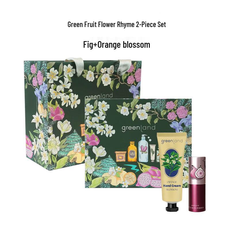 Grand Earth Fig Lip Balm & Orange Blossom Hand Cream Set