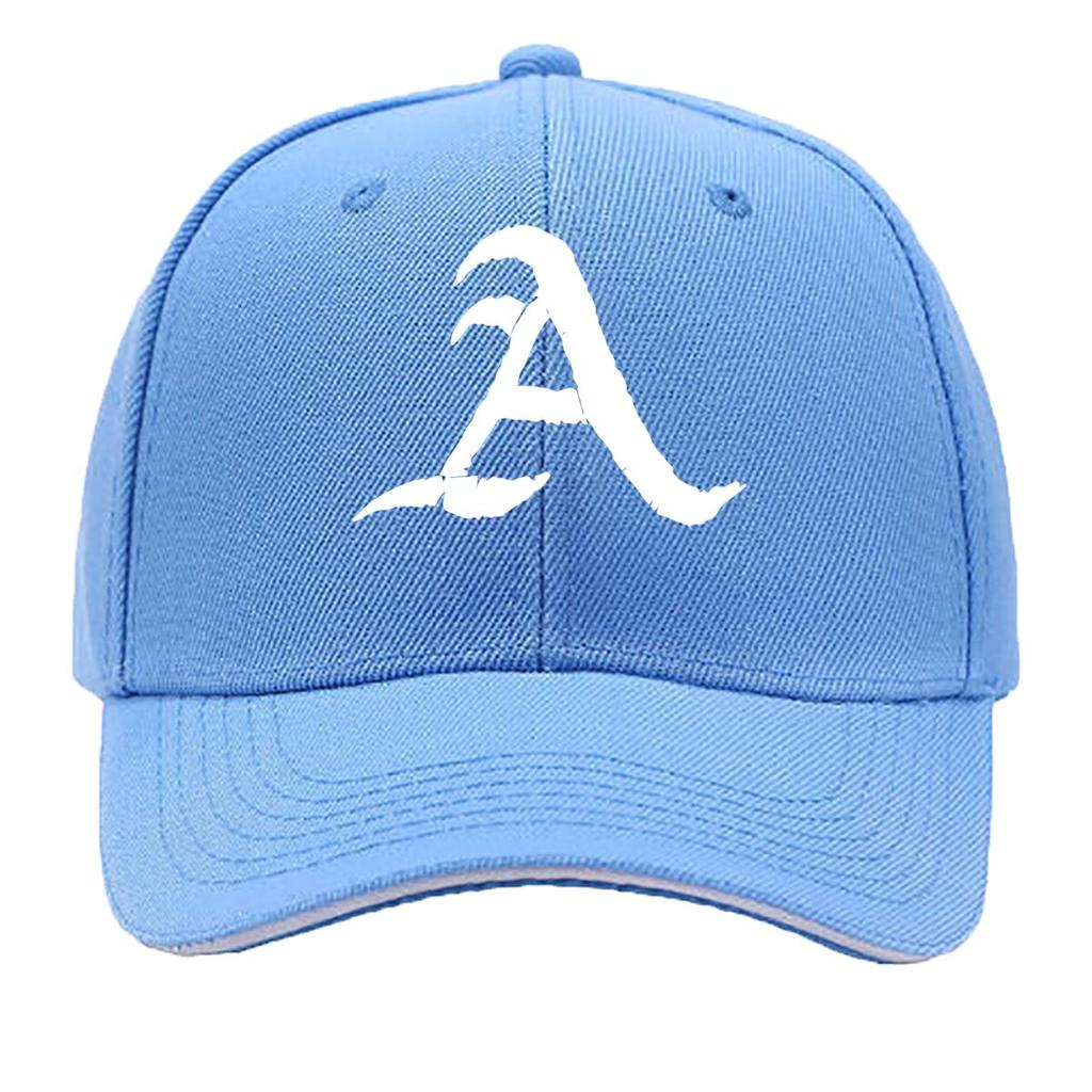 Adjustable Snapback Baseball Cap with Stylish Letter A  Vintage Black Curved Brim for  Ideal Fo Sandwich Baseball Cap
