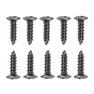 50 viti per battipenna per chitarra e basso - Albero da 3 mm, lunghezza 1/2".