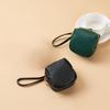 Pochette pour clés de voiture en cuir souple, porte-clés élégant, petite bourse unisexe