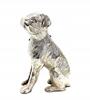 Decorative Metal Figurine Dog Silver