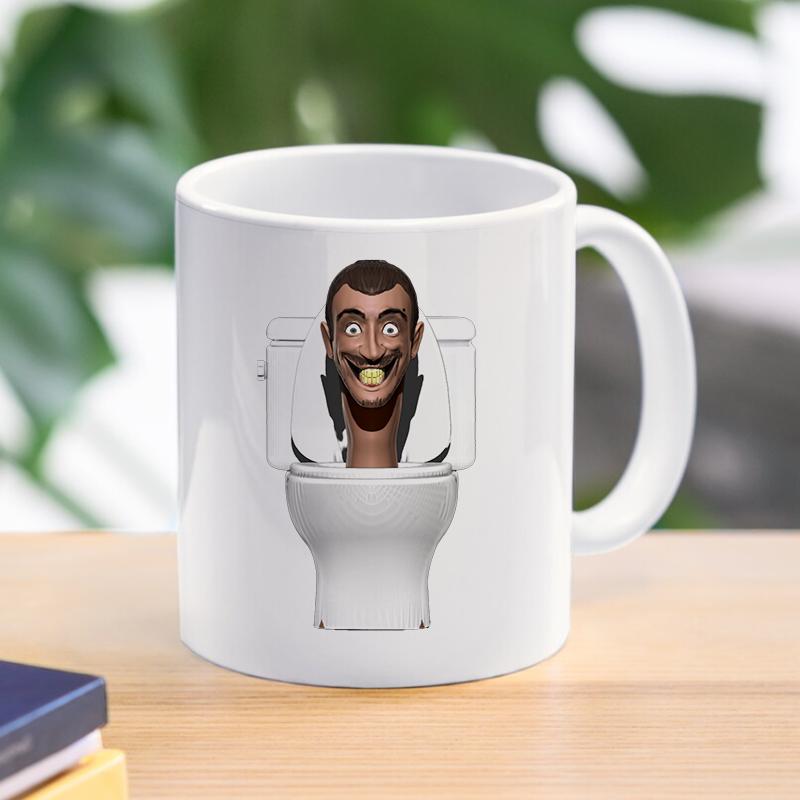 Cartoon Skibidi Toilet Coffee Tea Mugs Speakerman Camcordeman Breakfast Dessert Milk Water Ceramic Cups Home Drinkware Friend Gifts