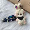 Plush Rabbit/Bear Shape Hair Clip Spring Summer Headwear for Woman Girls Bangs Taking Photo Shopping Travel Anti-Slip