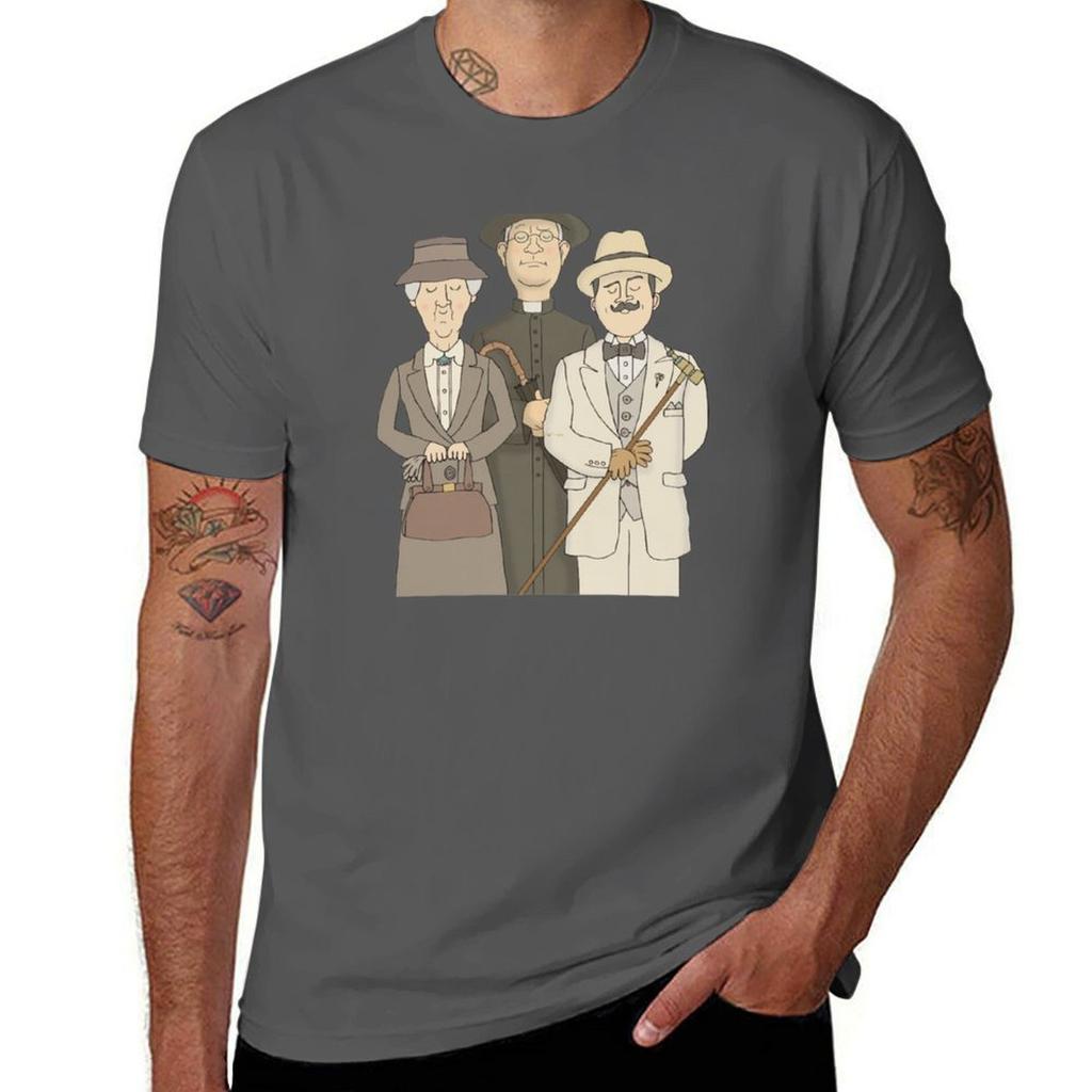 And Father Brown TShirt Summer Print Short Sleeve Tee