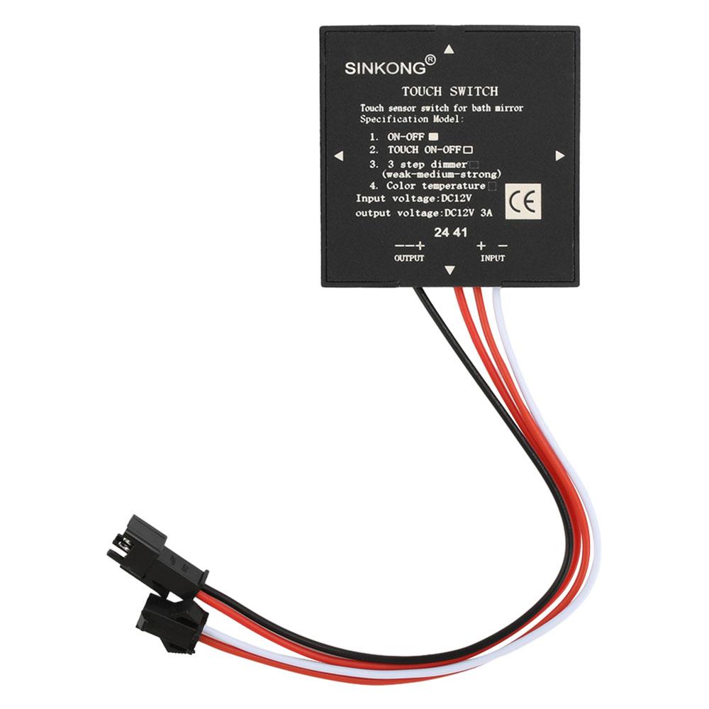

Светодиодный сенсорный выключатель с функцией диммирования DC5-12V для освещения зеркала в ванной комнате дома