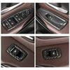4 Stück Kohlefaser Innen Tür Fenster Knopf Panel Für BMW 430i 440i 2012-2018