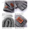 Protection For Adult Warm Hand Accessories Fingerless Mittens Half-finger Gloves Knitted Gloves