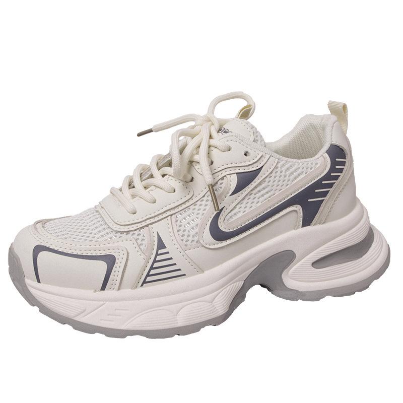 Height-increasing retro student lightweight platform sneakers women's 2025 new autumn and winter models versatile little dad shoes