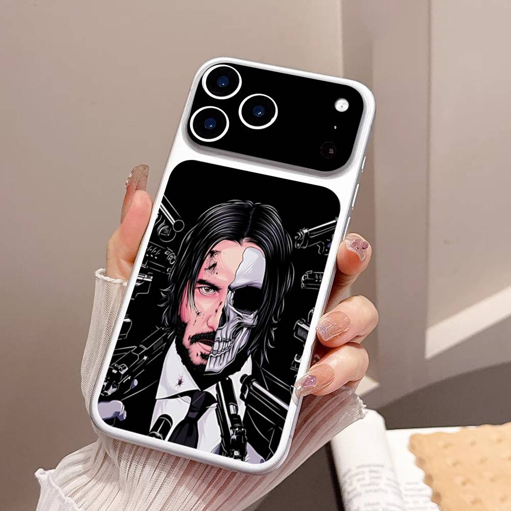 

1pc Classic J-john Movie W-wick For IPhone 17 Pro/17 Pro Max Protective Film For Back, Camera(Not Phone Case) iPhone 17 Pro