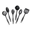 Resistant 6Pcs Plastics Kitchen Cooking Tool Food Tongs Set Soup Spoon Pot Shovel Suit Food Shovel