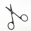Nose Hair Scissors Safe Anti-rust Stainless Steel Eyebrows Nose Moustache Scissors for Gift